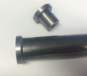 Bung King Wide Flange Stepped Handlebar Bung, 1/2"-13, 1018 Mild Steel Frame Fabrication Part Bung King