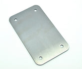 Bung King Universal License Plate Backing Plate, 1/8" Mild Steel License Plate Bracket Adapter & Part Bung King