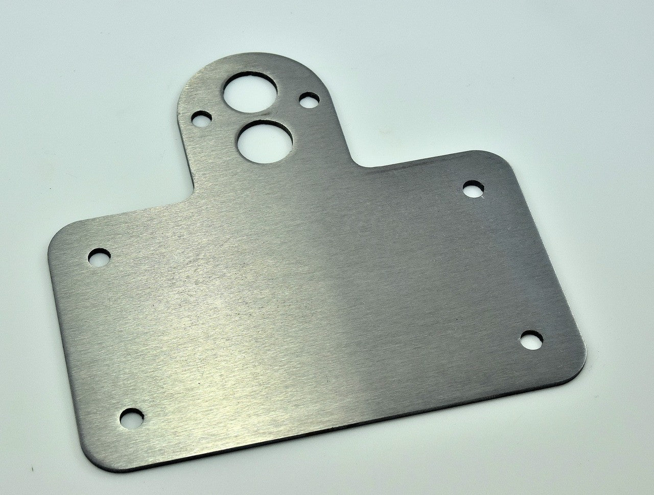 Bung King Universal License Plate Backing Plate for Model A Tail Light, 1/8" Mild Steel License Plate Bracket Adapter & Part Bung King