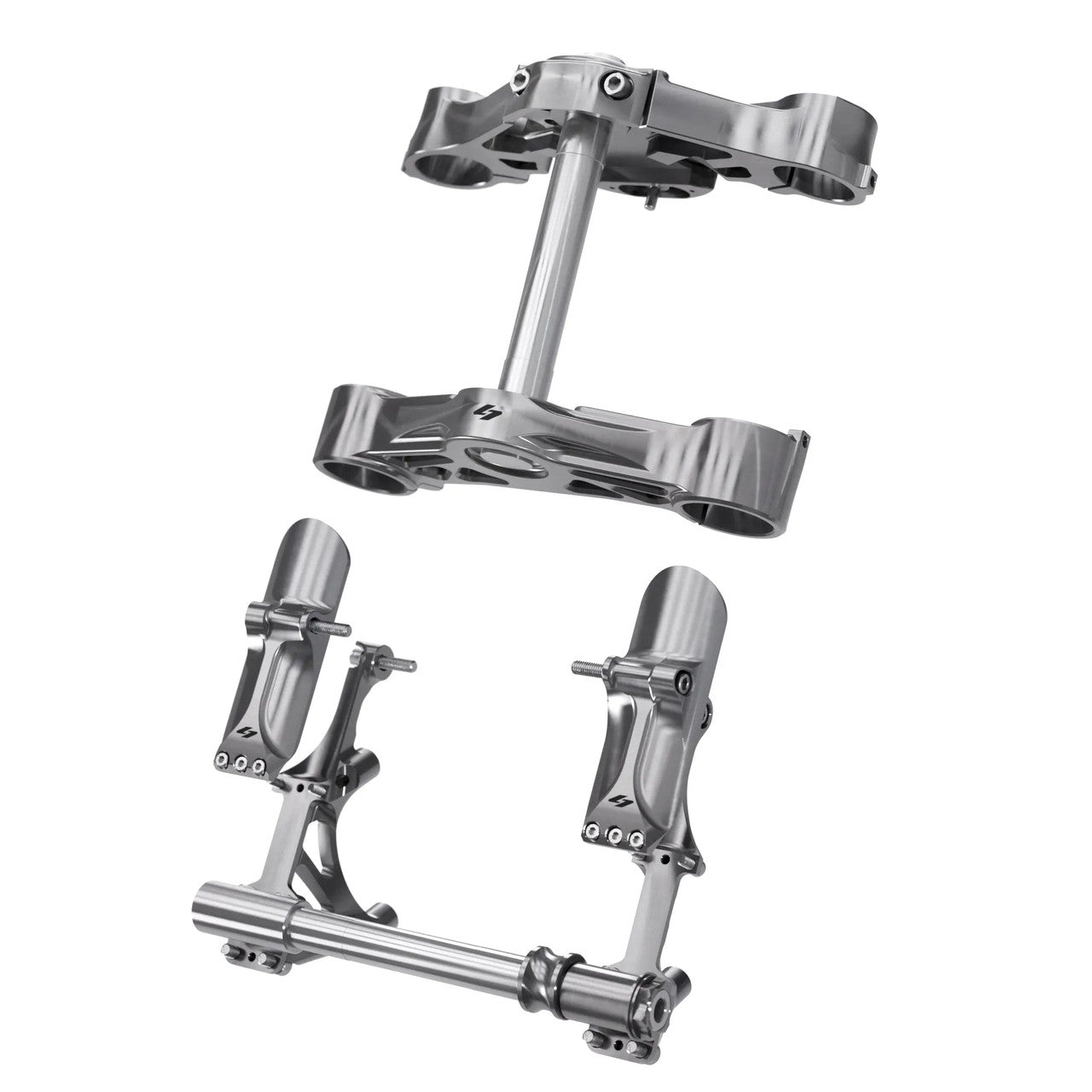 1" KR8 Component Kit, Machine Finish - 08-13 Touring Inverted Front End Kraus Motor Co.