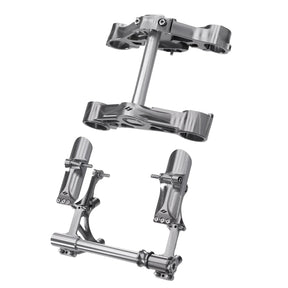 1" KR8 Component Kit, Machine Finish - 08-13 Touring Inverted Front End Kraus Motor Co.