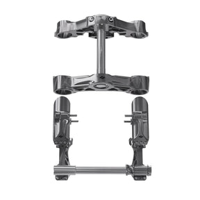 1" KR8 Component Kit, Machine Finish - 08-13 Touring Inverted Front End Kraus Motor Co.