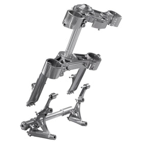 1" KR8 Component Kit, Machine Finish - 08-13 Touring Inverted Front End Kraus Motor Co.