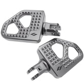 Max Lean Mini Boards, Machine Finish - 18+ Softail (Front) Foot Pegs Kraus Motor Co.