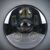 5.75" Moonmaker 2 LED Headlight Headlight Moons Mc Black