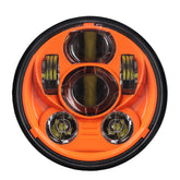 Phare LED 5,75" Moonmaker 2 Moons Mc Orange