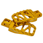 MX Style Platform Pegs V3 Foot Pegs Moons Mc Gold 94 to Curent Harley Mount
