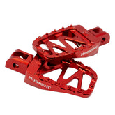 Repose-pieds plateforme style MX V3 Moons Mc Rouge montage Harley 94 à aujourd’hui