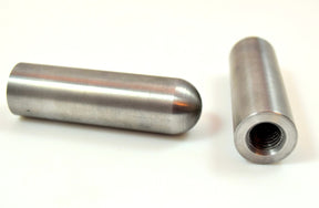Bung King Weld-On Threaded Bullet, 1/2" x 13, 3" Long, Cold Rolled Steel Frame Fabrication Part Bung King