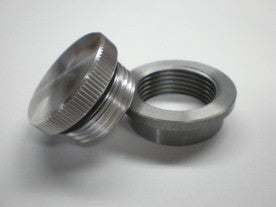 Bung King Non-Vented Filler Cap and Weld-In Bung Kit 1.25"-12, Aluminum Cap Gas Cap Bung King