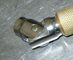 Bung King Universal Footpeg Pivot Pair, 3/8"-16 Tapped, Polished Stainless Steel Foot Peg Mount & Hardware Bung King