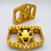 Quick Mini Floorboards Lightning Bolts Floorboards Quick Industries Gold 94 to Curent Harley Mount