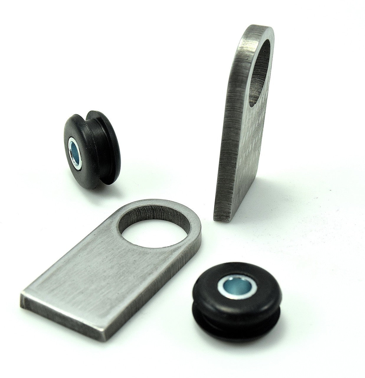 Bung King Universal Weld-On Rubber Tank Mount Tabs with Isolators Gas Tank Mount Kit & Hardware Bung King