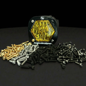 Bamco Motorsports Bolt Kit - Baja Designs S1 Lights Fastener Kit Bamco Motorsports Flat Black