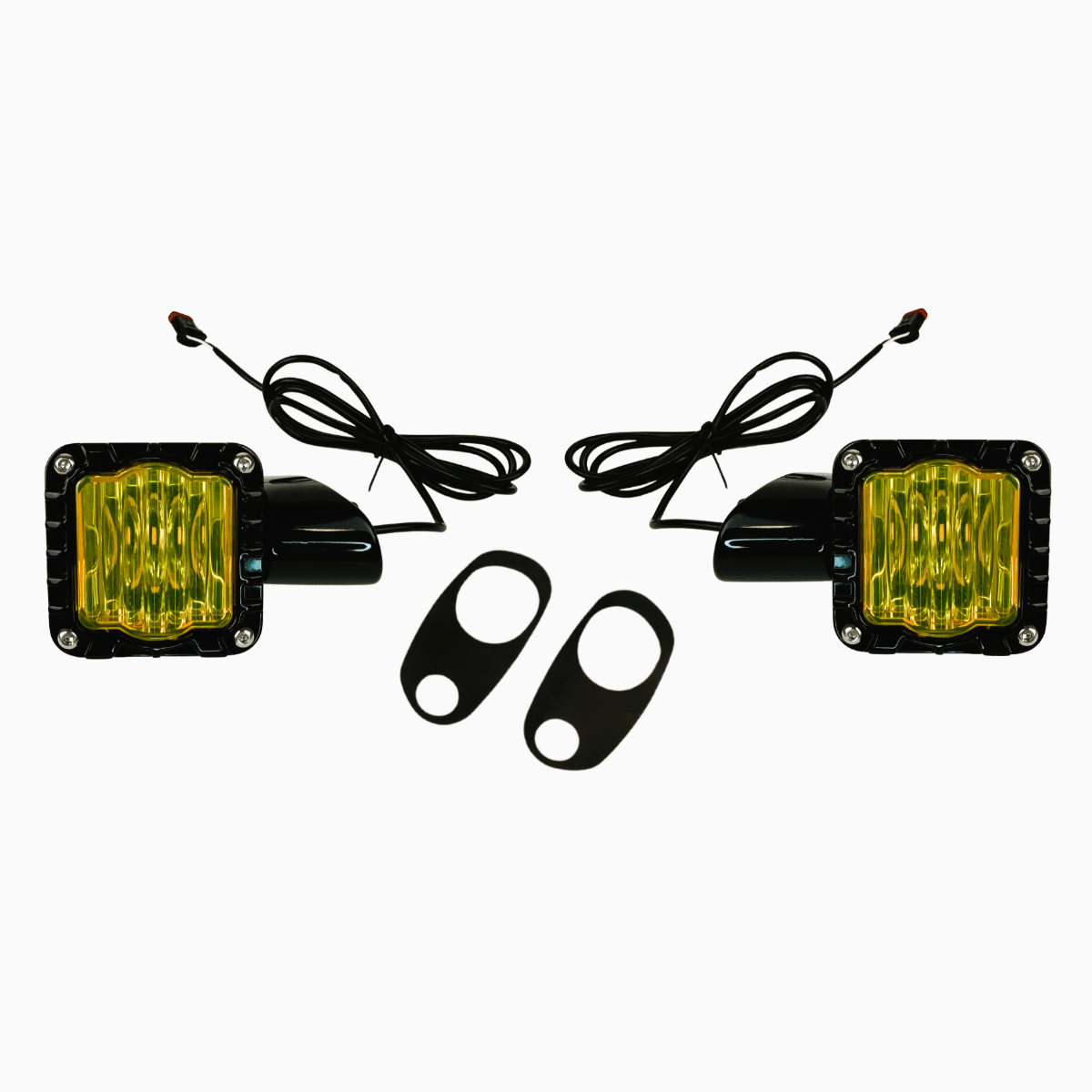 Shark Demon™ SAE Selective Yellow LED Front Turn Signals - 14+ Road Glide TURN SIGNALS Custom Dynamics