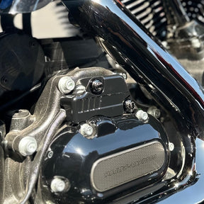 Bamco Motorsports Gear Position Sensor Cover with ARP Bolts - 23.5+ Milwaukee-Eight Bagger & 2025+ Softail Transmission Case & Cover Bamco Motorsports