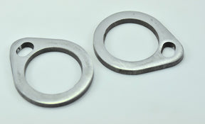 Bung King Exhaust Flanges, 1/4" Plate, Pair - Shovelhead Exhaust Flange & Fastener Kit Bung King