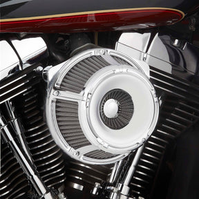 Slot Track Inverted Series Air Cleaner, Chrome - 24+ Touring Air Cleaner Arlen Ness