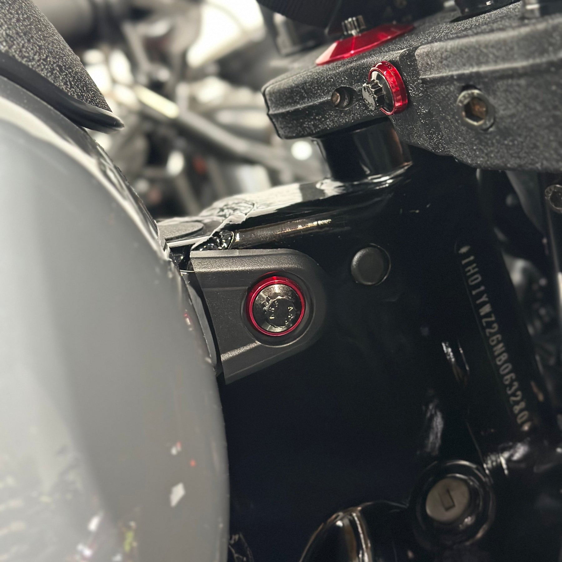 Bamco Motorsports Billet Washer Kit - Softail Tank Bolts Washer Bamco Motorsports Red