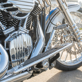 Speedliner Heel/Toe Foot Control Kit, Chrome - Touring Foot Control Kit Arlen Ness