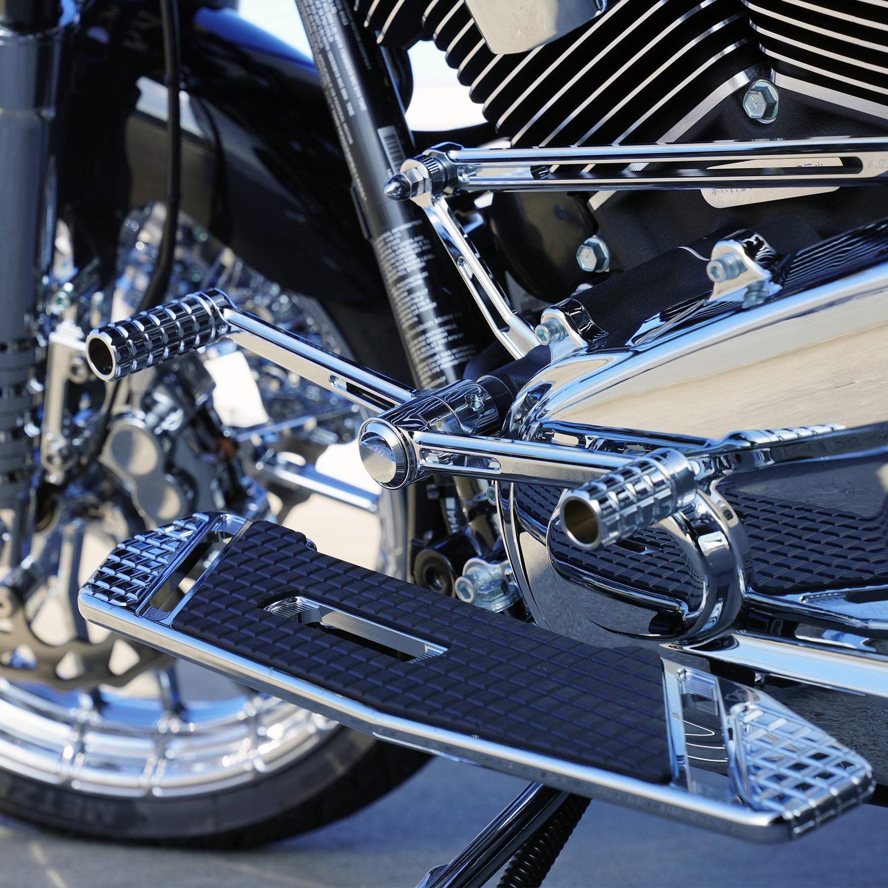 Speedliner Heel/Toe Foot Control Kit, Chrome - Touring Foot Control Kit Arlen Ness