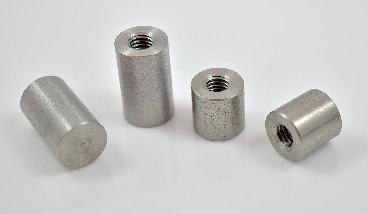 Bung King Weld-In Threaded Bung 3/8"-16, Stainless Steel Frame Fabrication Part Bung King