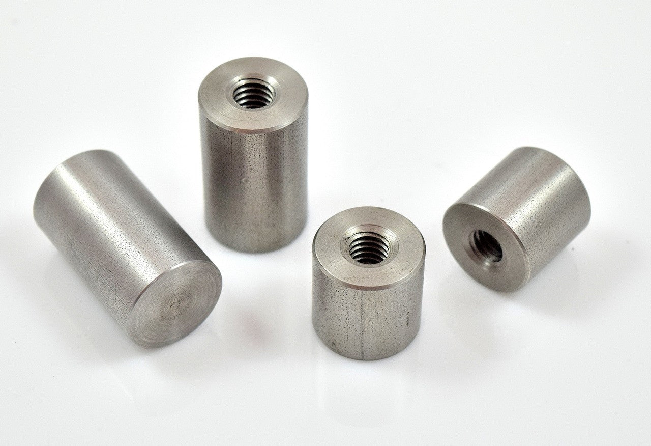 Bung King Weld-In Threaded Bung 5/16"-18, Stainless Steel Frame Fabrication Part Bung King
