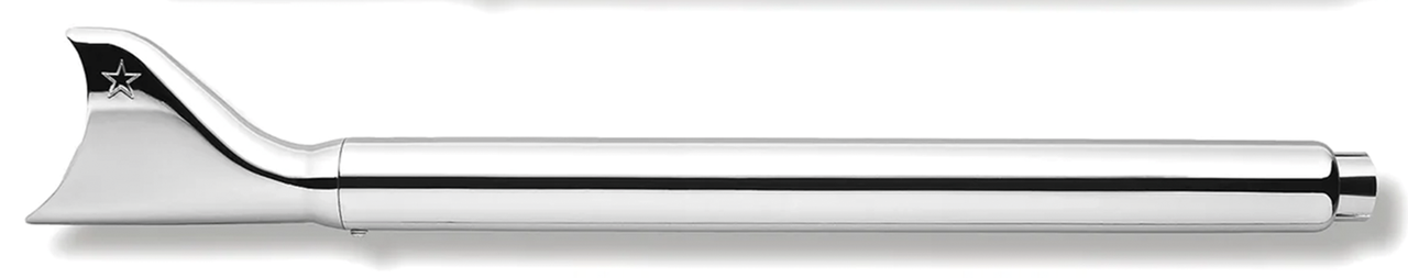 E3 Tc96 Flh/T07 16 36" Sharktails Ch/Ch Slip-On & Muffler Thorcat Exhaust Default Title