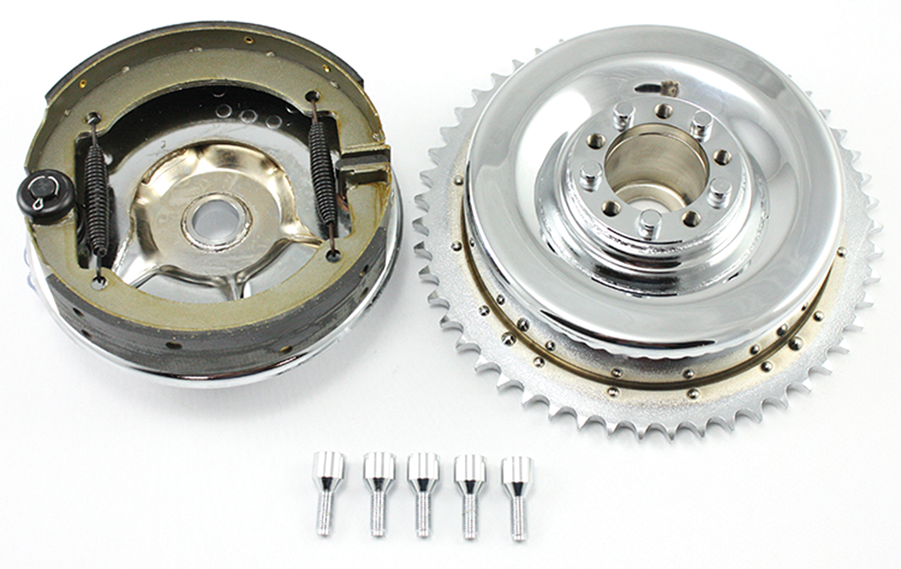 Rear Drum Brake Kit Chr El36 40 Bt36 57 Brake Drum V Twin Mfg Default Title