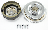 Rear Drum Brake Kit Chr El36 40 Bt36 57 Brake Drum V Twin Mfg Default Title