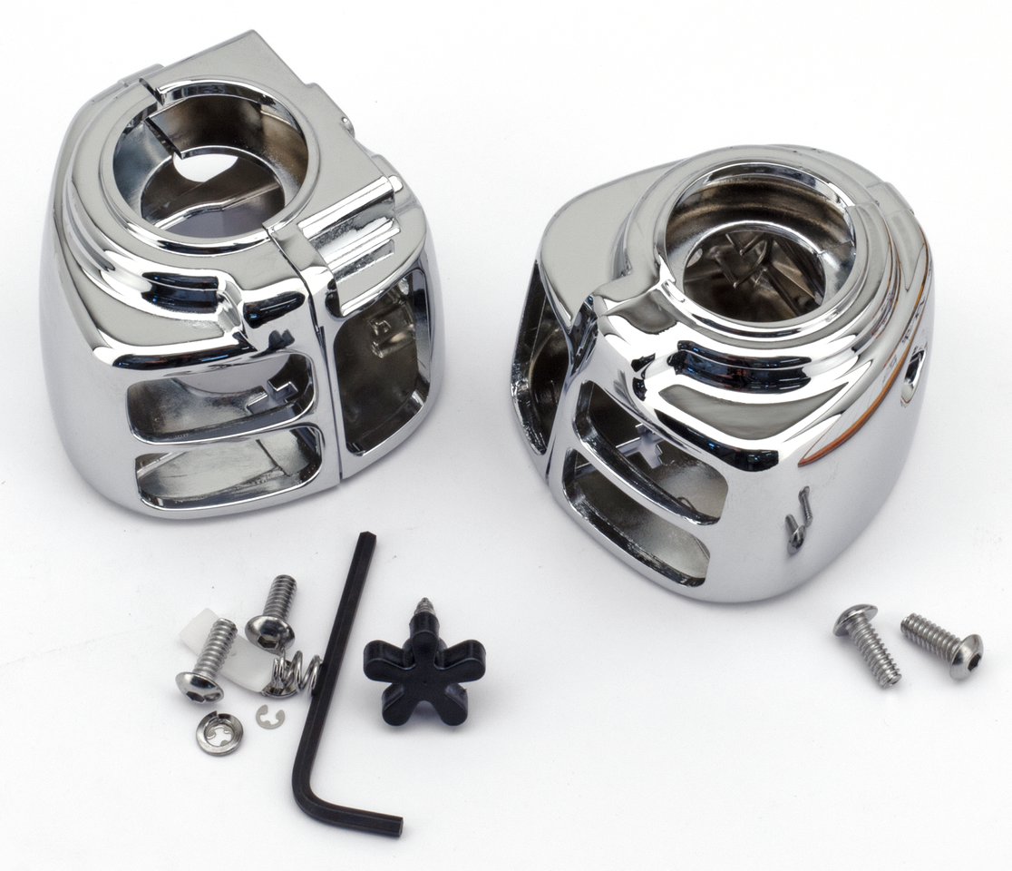 Gzp Chrome Switch Housing Kit 96 06 Handlebar Controls Zodiac Default Title