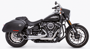 2 1 Turnout St18 Up Chr/Blk 2-1 Full Exhaust System Freedom Performance Exhaust