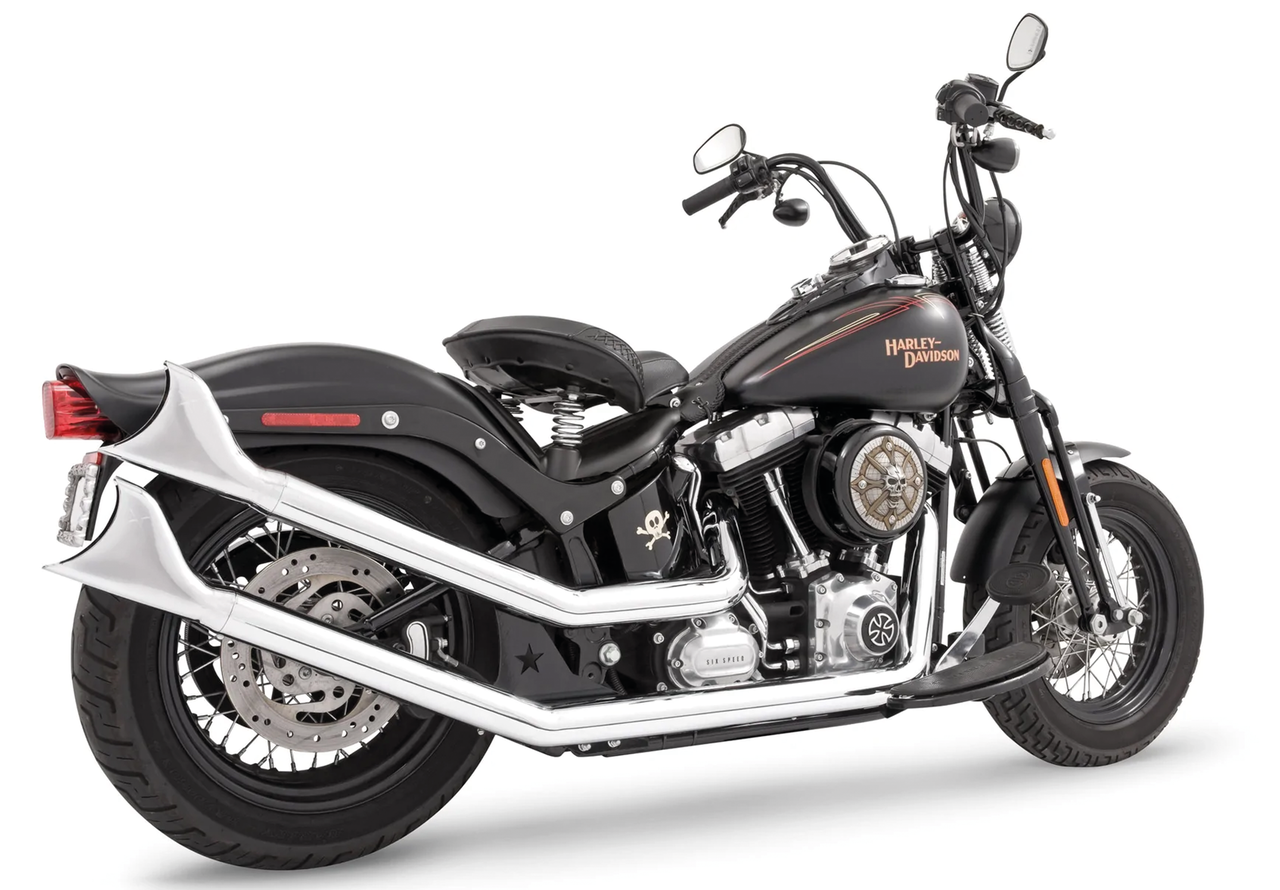 Upswept W/Sharktails Chrome F*St86 17 2-2 Full Exhaust System Freedom Performance Exhaust Default Title