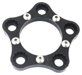 Rear Sprocket 5 Bolt Lock Ring Kit Blk Sprocket Hardware V Twin Mfg Default Title