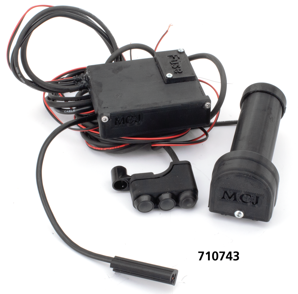 Mcj Handlebar Switch Motor Touring Exhaust Mounting Hardware & Accessory Mcj Default Title