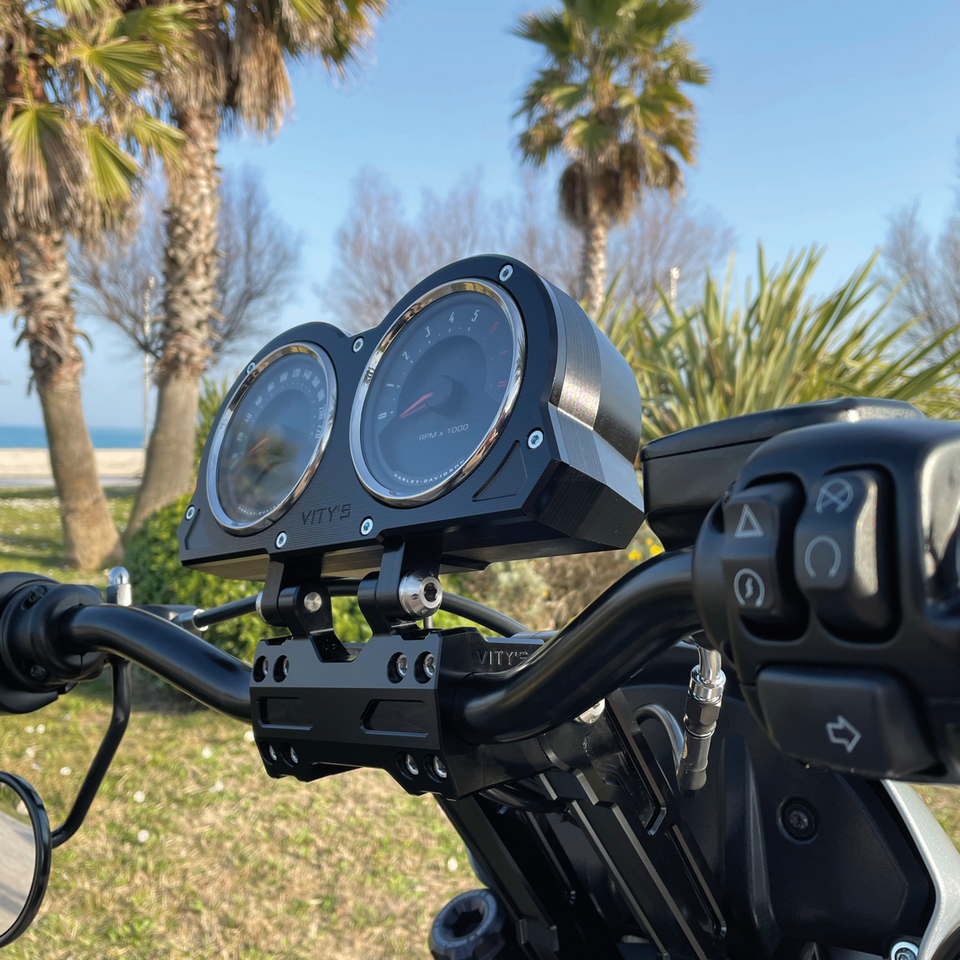Vity's Road Glide Billet Gauge Black Speedo Mount Vity's Design Default Title