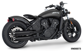 Freedom Eagle Mufflers Blk/Blk Isc15 24 Slip-On & Muffler Freedom Performance Exhaust Default Title