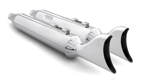 Flh/T95 16 4" Sharktail So's Ch/Ch Slip-On & Muffler Freedom Performance Exhaust Default Title