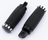 Gzp Black Turbo Footpegs Black Rubber Foot Peg Zodiac Default Title