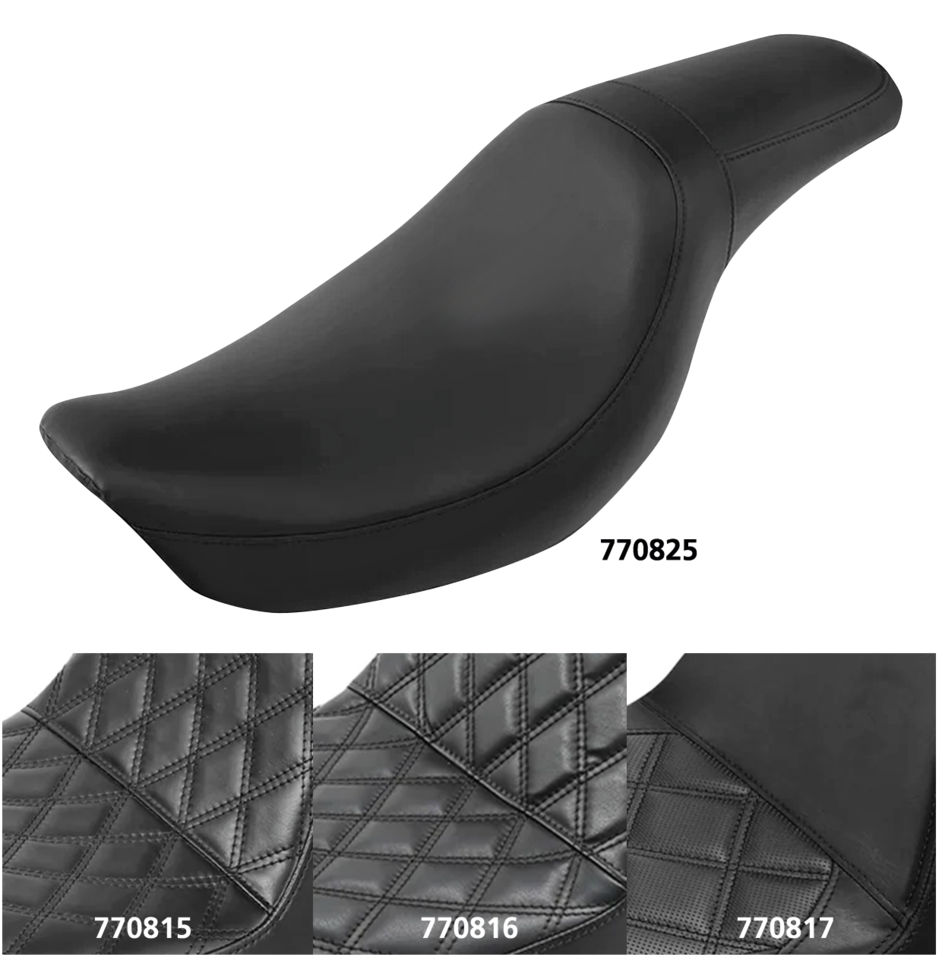 2 Up Plain Seat Black Fxd06 17 2-Up Seat C.C. Rider