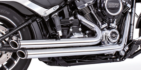 Indep Stggrd Slash Tip St18 Up Ch/Bk 2-2 Full Exhaust System Freedom Performance Exhaust