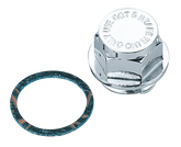 Gzp Chrome Rear Brake Cylinder Cap #4176 Rear Brake Master Cylinder Cover Zodiac Default Title