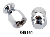 Gzp Chrome Bungee Nut 3/8 24 Unf Pair Hardware & Fastener Zodiac Default Title