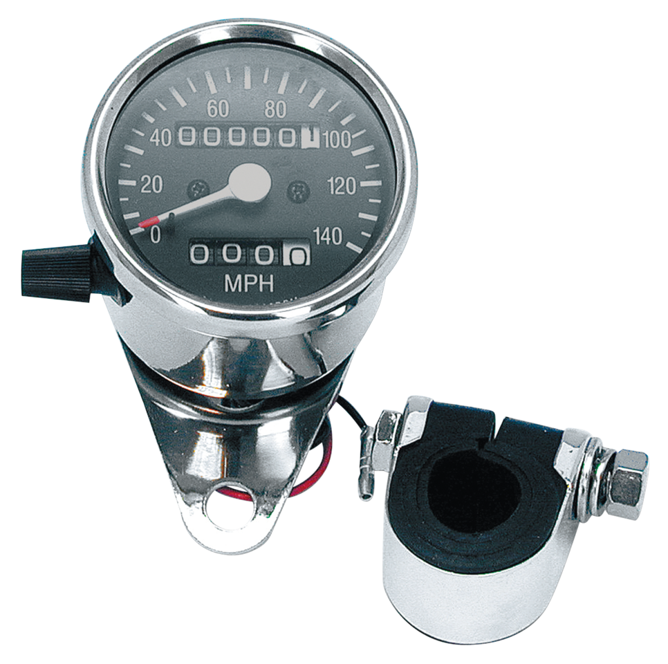 Gzp Mini Speedo Kph W/Trip Meter + Clamp Speedo & Tacho Zodiac Default Title