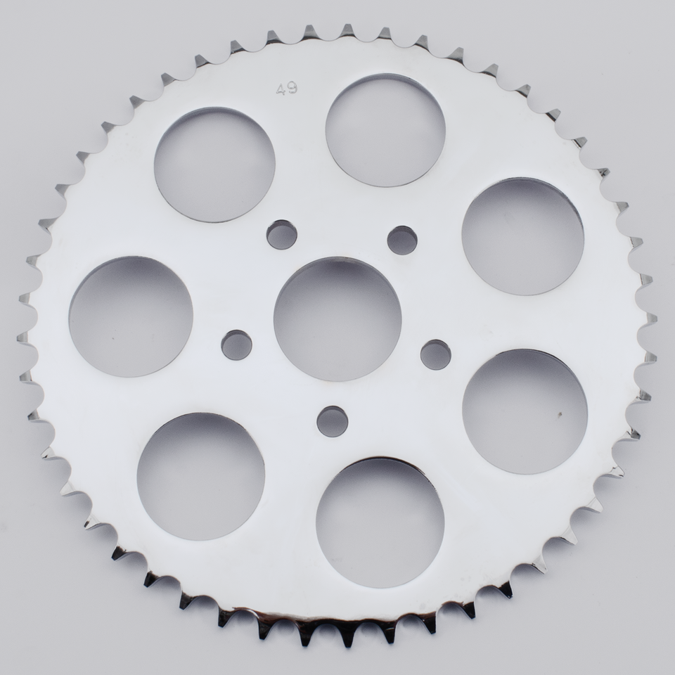 Gzp Rear Sprocket Chrome 49t. Xl86 99 Sprocket & Pulley Zodiac Default Title