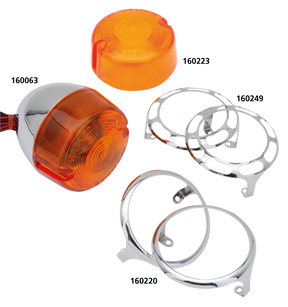 Gzp Fx/Xl86 01 Smooth Trims Turn Signal FX Style Turn Signals Zodiac Default Title