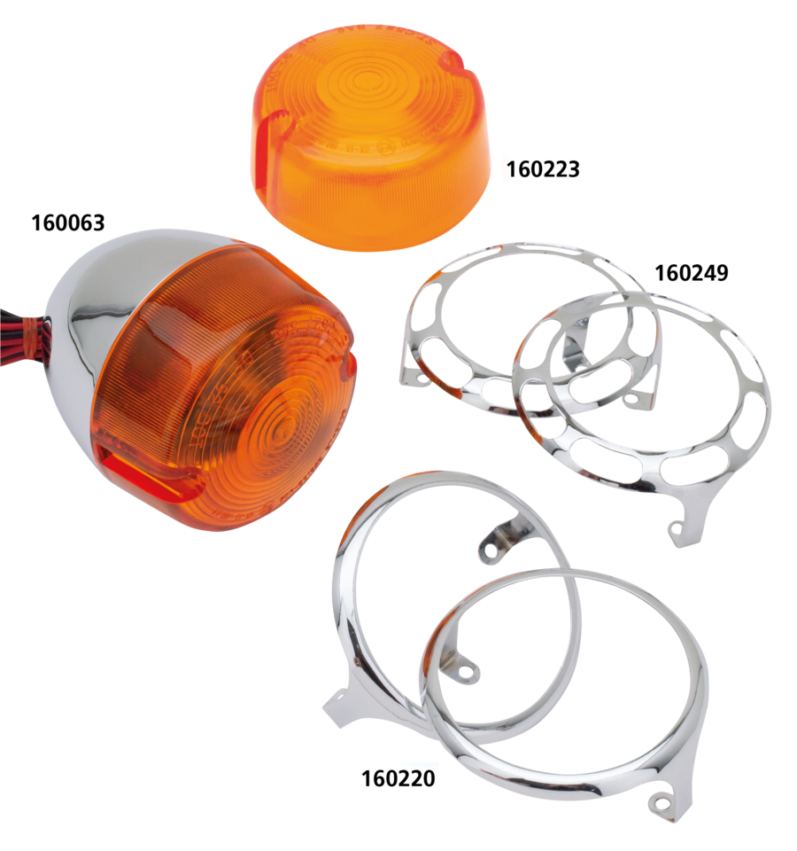 Gzp Fx/Xl86 01 Smooth Trims Turn Signal FX Style Turn Signals Zodiac Default Title