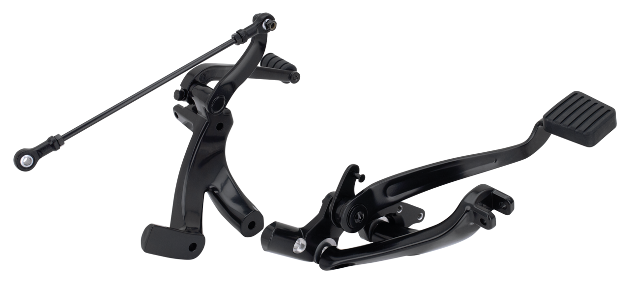 Gzp Blk Softail 18 Up Forward Controls Forward Control Kit Zodiac
