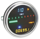Gzp Full Digital Mph Speedo/Tacho Cabled Speedometer & Tachometer Combo Zodiac Default Title