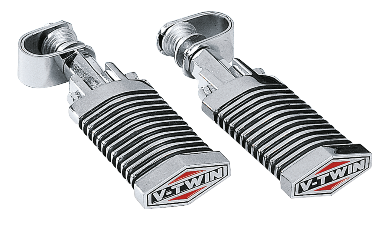 Gzp Black Diamond Footpeg Set, Clamp Mou Foot Peg Zodiac